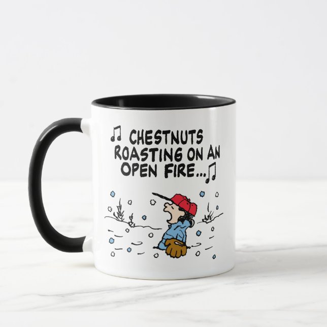 Peanuts | Lucy's Chestnuts Roasting Mug (Left)