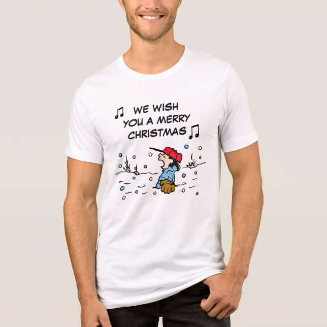 Peanuts | Lucy's Chestnuts Roasting Tri-Blend Shirt (Front)
