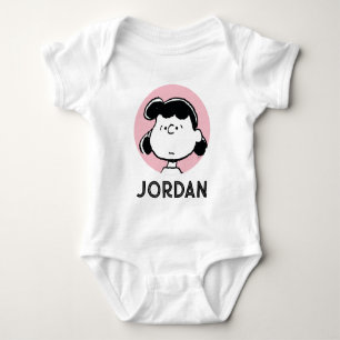 Peanuts   Lucy's Faces Baby Bodysuit