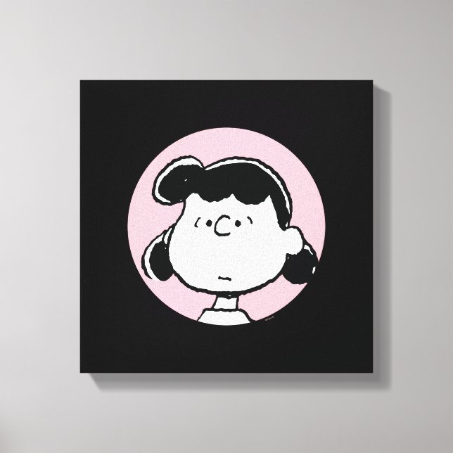 Peanuts | Lucy's Faces Canvas Print (Front)