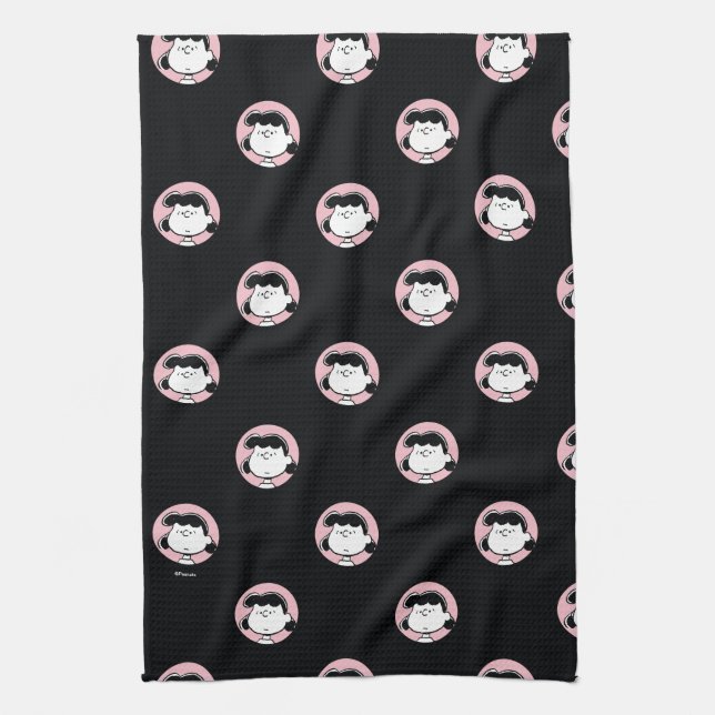 Peanuts | Lucy's Faces Kitchen Towel (Vertical)