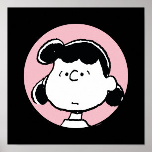 Peanuts   Lucy's Faces Poster