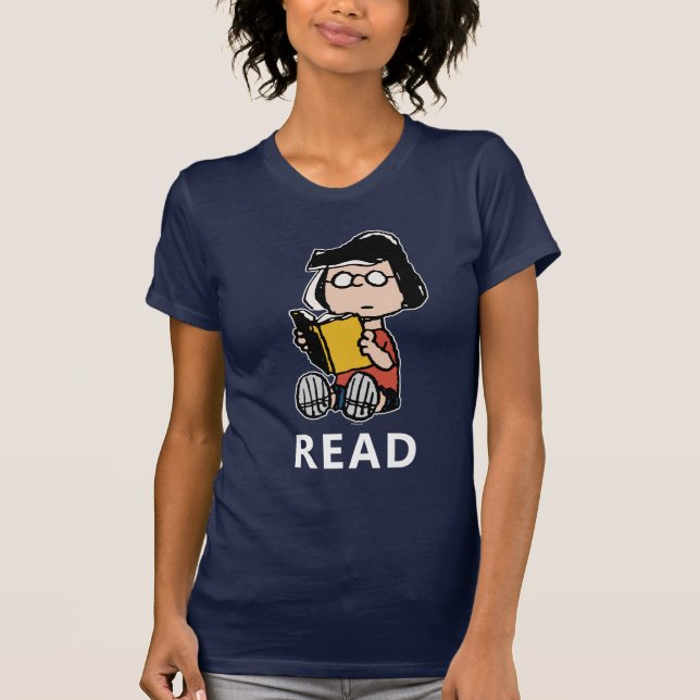 Peanuts | Marcie Reading T-Shirt (Front)