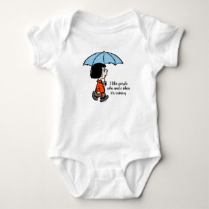 Peanuts   Marcie Under the Umbrella Baby Bodysuit