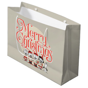 Peanuts   Merry Christmas Holiday Choir Large Gift Bag