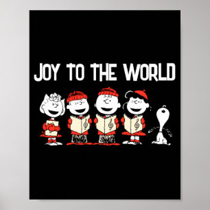 Peanuts Merry Christmas Holiday Choir  Poster