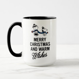 Peanuts   Merry Christmas Snoopy & Charlie Brown Mug