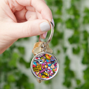 Peanuts   Mixtape Patch Pattern Keychain