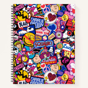 Peanuts   Mixtape Patch Pattern Notebook