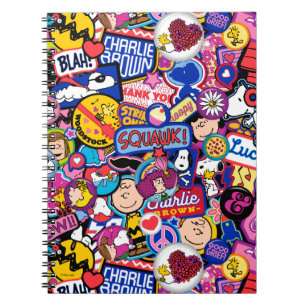 Peanuts   Mixtape Patch Pattern Notebook