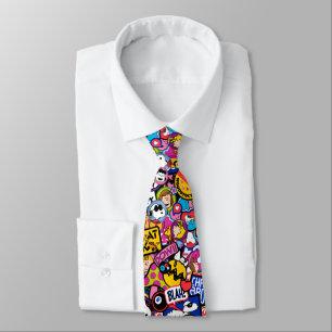 Peanuts   Mixtape Patch Pattern Tie