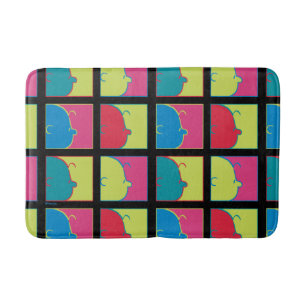 Peanuts   Modern Pop Art Charlie Brown Bath Mat