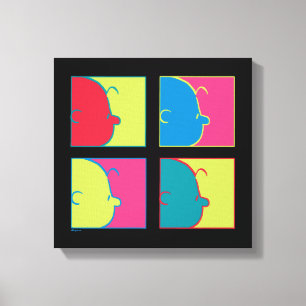 Peanuts   Modern Pop Art Charlie Brown Canvas Print