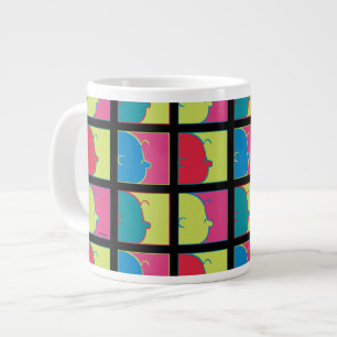Peanuts   Modern Pop Art Charlie Brown Large Coffee Mug