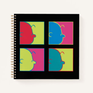 Peanuts   Modern Pop Art Charlie Brown Notebook