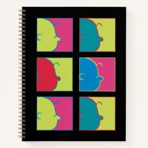 Peanuts   Modern Pop Art Charlie Brown Notebook