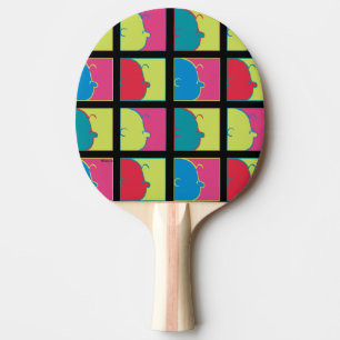 Peanuts   Modern Pop Art Charlie Brown Ping Pong Paddle