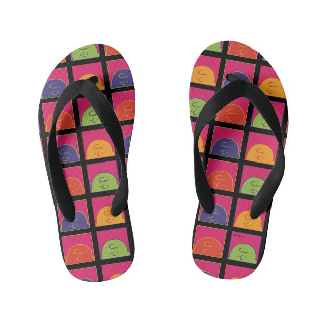Peanuts | Modern Pop Art It's Charlie Brown Kid's Flip Flops (Footbed)