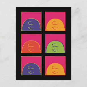 Peanuts   Modern Pop Art It's Charlie Brown Postcard