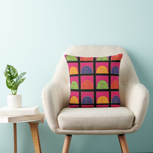 Peanuts | Modern Pop Art It's Charlie Brown Throw Pillow (Chair)