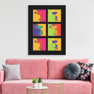 Peanuts   Modern Pop Art Snoopy Canvas Print