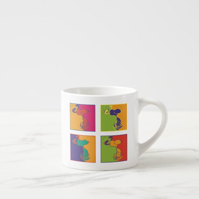 Peanuts | Modern Pop Art Snoopy Espresso Cup (Right)