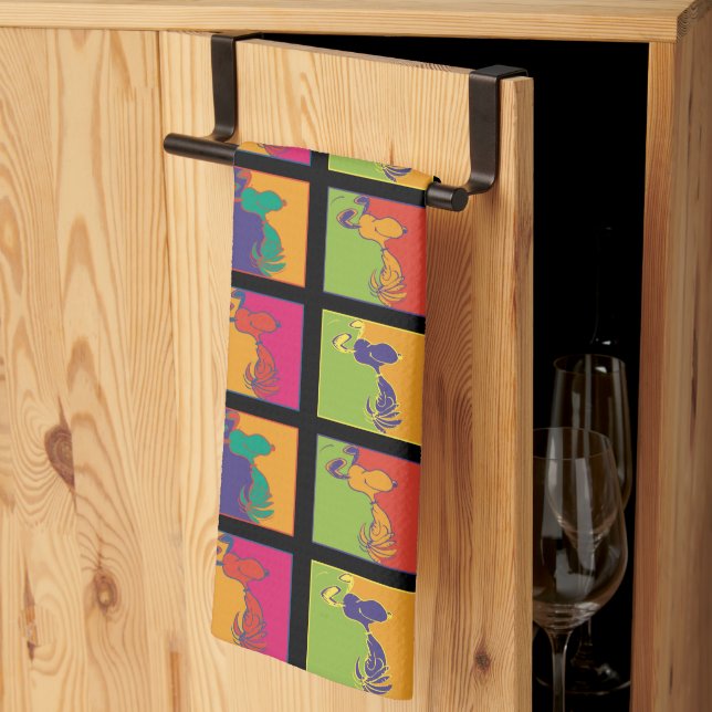 Peanuts | Modern Pop Art Snoopy Kitchen Towel (Thirds Fold)