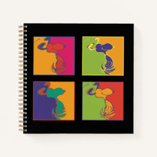 Peanuts   Modern Pop Art Snoopy Notebook