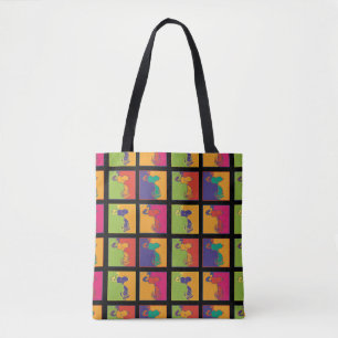 Peanuts   Modern Pop Art Snoopy Tote Bag