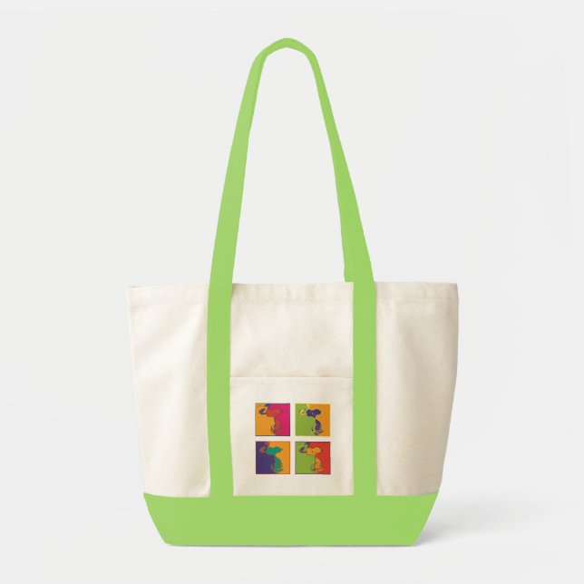Peanuts | Modern Pop Art Snoopy Tote Bag (Front)