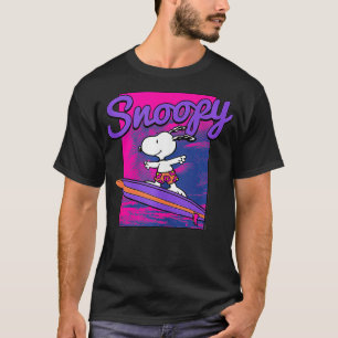 Peanuts Neon Surfing  T-Shirt