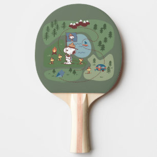 Peanuts   Nestled in the Mountains Campsite Ping Pong Paddle