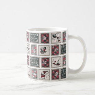 Peanuts   Old Fashioned Sleigh Rides Pattern Coffee Mug