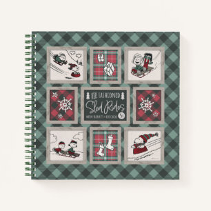 Peanuts   Old Fashioned Sleigh Rides Pattern Notebook