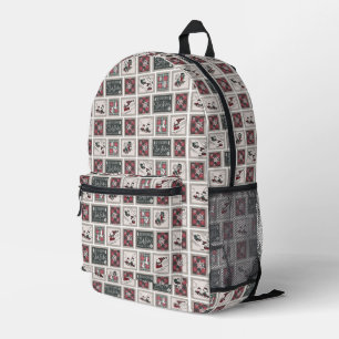 Peanuts   Old Fashioned Sleigh Rides Pattern Printed Backpack