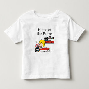 Peanuts   Patriotic Schroeder & His Piano Toddler T-shirt