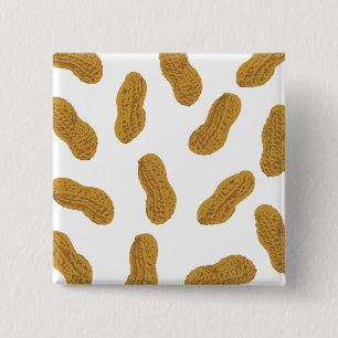 Peanuts pattern 2 inch square button