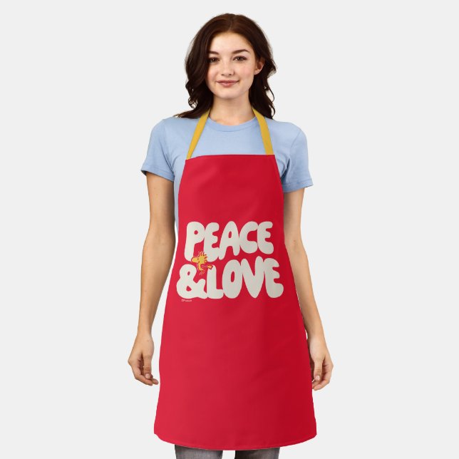 Peanuts | Peace & Love Woodstock Apron (Worn)