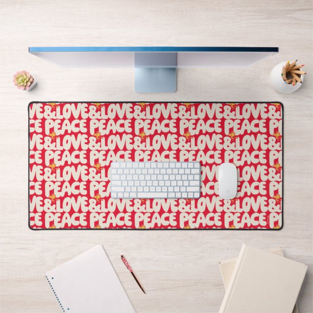 Peanuts | Peace & Love Woodstock Desk Mat (Office 1)