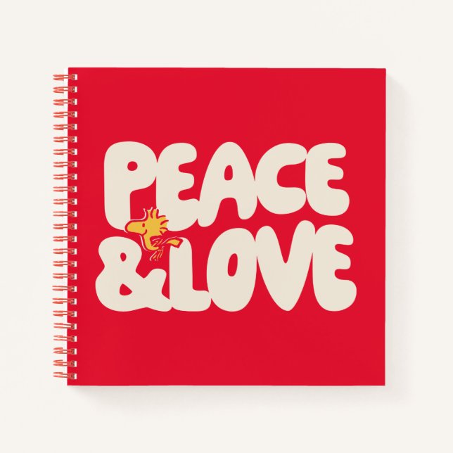 Peanuts | Peace & Love Woodstock Notebook (Front)