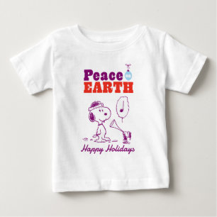 Peanuts   Peace on Earth Snoopy & Woodstock Baby T-Shirt