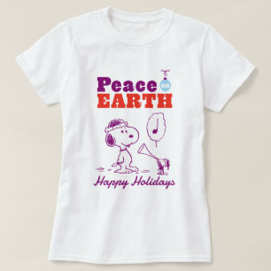 Peanuts   Peace on Earth Snoopy & Woodstock T-Shirt