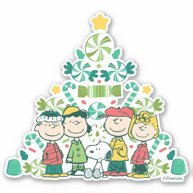 Peanuts | Peppermint Christmas Tree (Front)