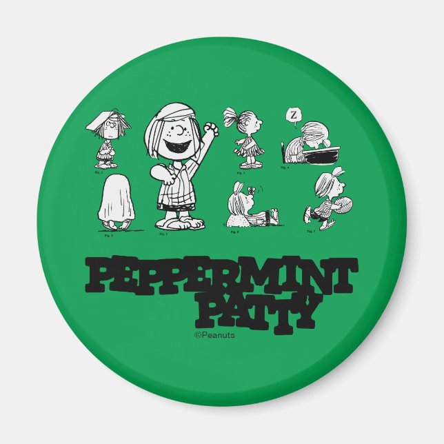 Peanuts | Peppermint Patty Magnet (Front)