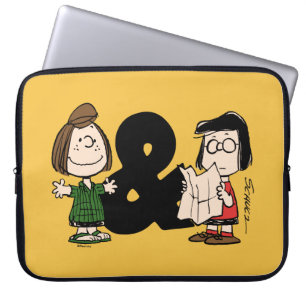 Peanuts   Peppermint Patty & Marcie Laptop Sleeve