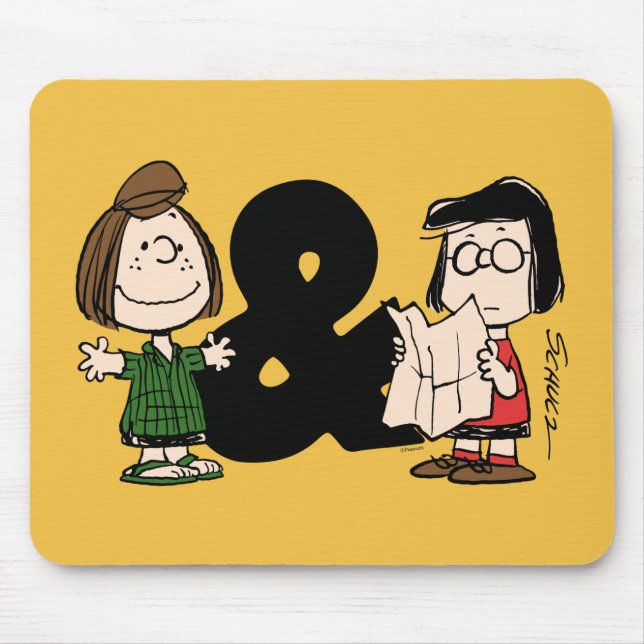 Peanuts | Peppermint Patty & Marcie Mouse Pad (Front)