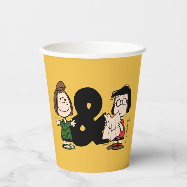 Peanuts | Peppermint Patty & Marcie Paper Cups (Front)