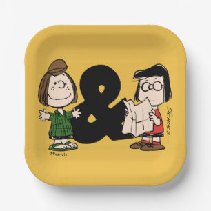 Peanuts   Peppermint Patty & Marcie Paper Plate