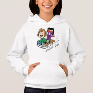 Peanuts   Peppermint Patty & Marcie Sled Riding