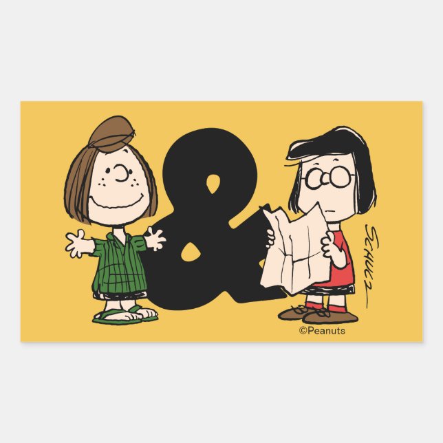 Peanuts | Peppermint Patty & Marcie Sticker (Front)